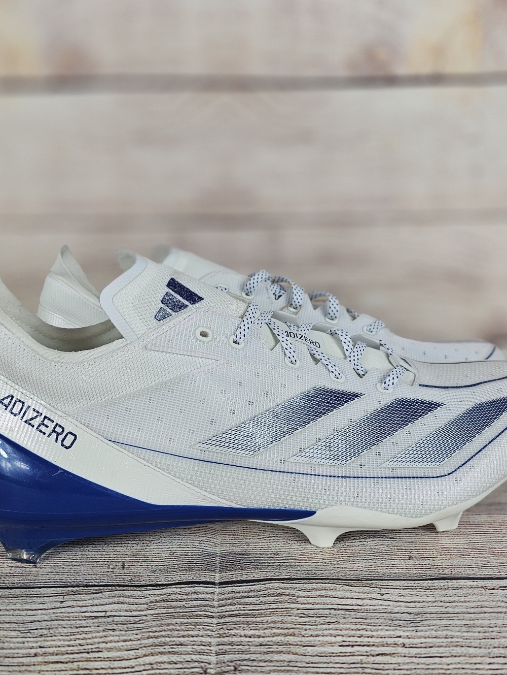 adidas Adizero Electric Football Cleats Mens White Sneakers Athletic Shoes IE437